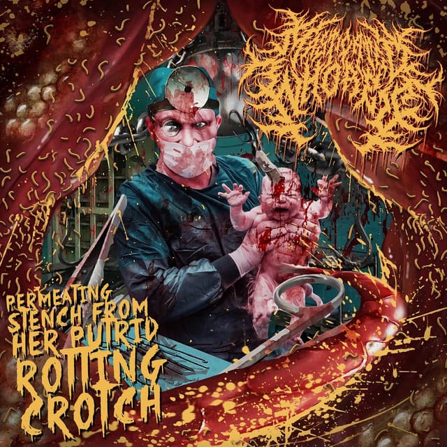 Album cover art for Permeating Stench from Her Putrid Rotting Crotch