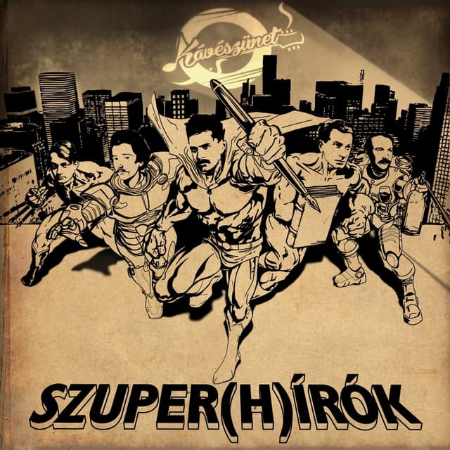 Album cover art for SZUPER(H)ÍRÓK
