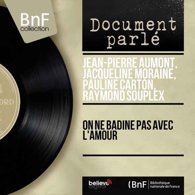 Album cover art for On Ne Badine Pas avec l'Amour