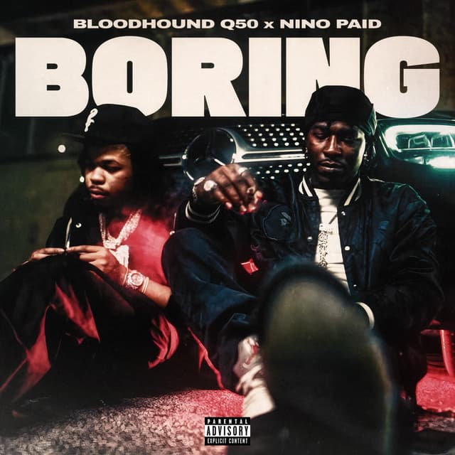 Album cover art for Boring
