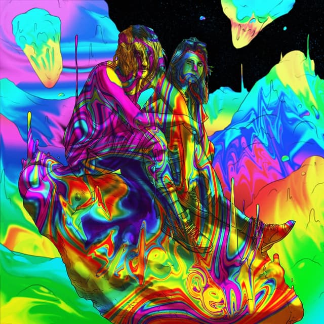 Album cover art for Iridescent