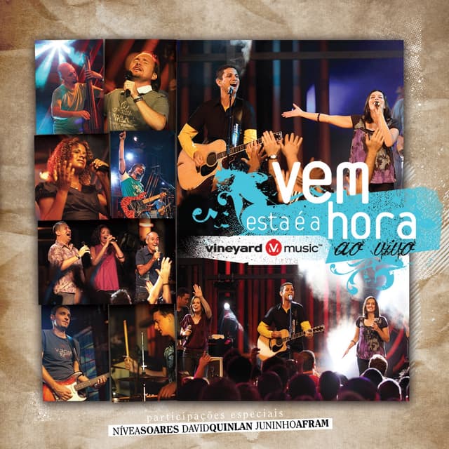 Album cover art for Vem, Esta é a Hora Ao Vivo