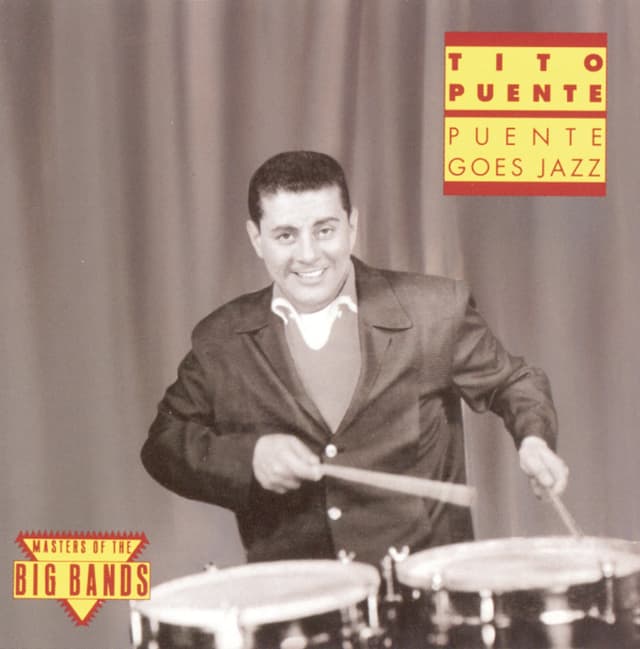 Album cover art for Puente Goes Jazz