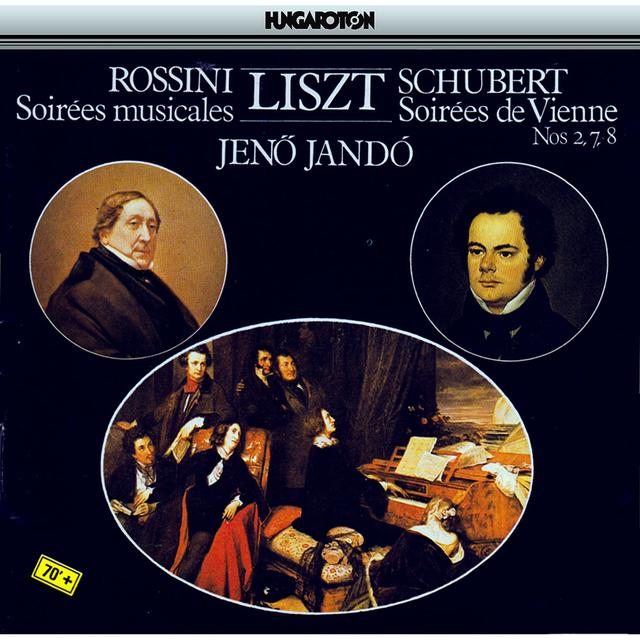 Album cover art for Liszt: Rossini - Soirées Musicales - Schubert - Soirées de Vienne, Nos. 2, 7 and 8
