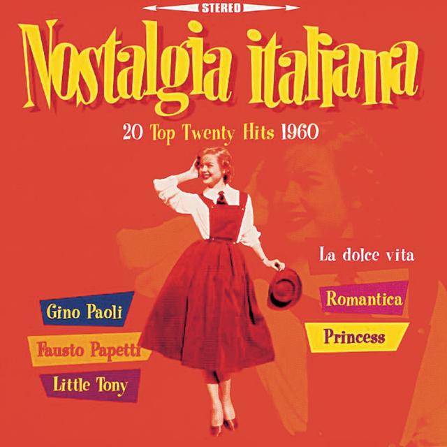 Album cover art for Nostalgia Italiana - 1960