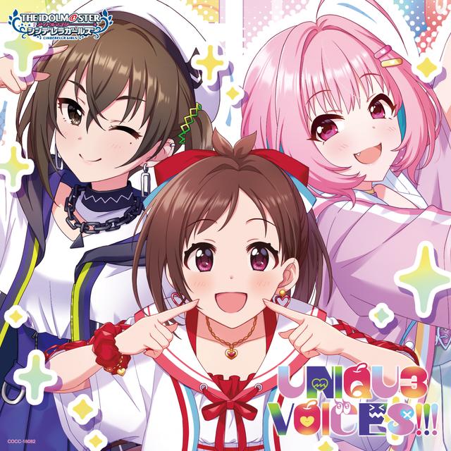 Album cover art for THE IDOLM@STER CINDERELLA GIRLS STARLIGHT MASTER PLATINUM NUMBER 02 UNIQU3 VOICES!!!