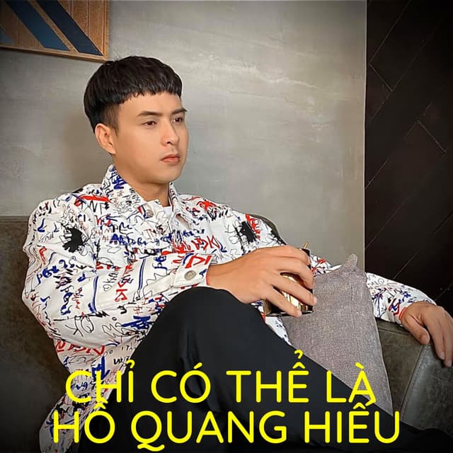 Album cover art for Chỉ có thể là Hồ Quang Hiếu