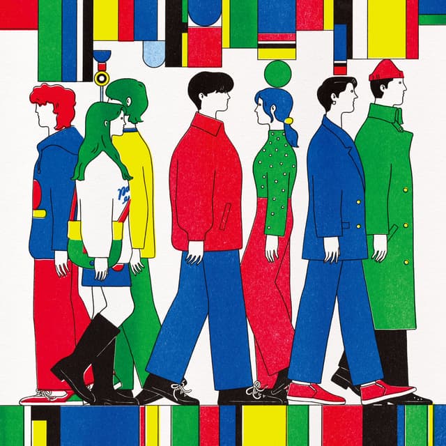 Album cover art for Round and Round