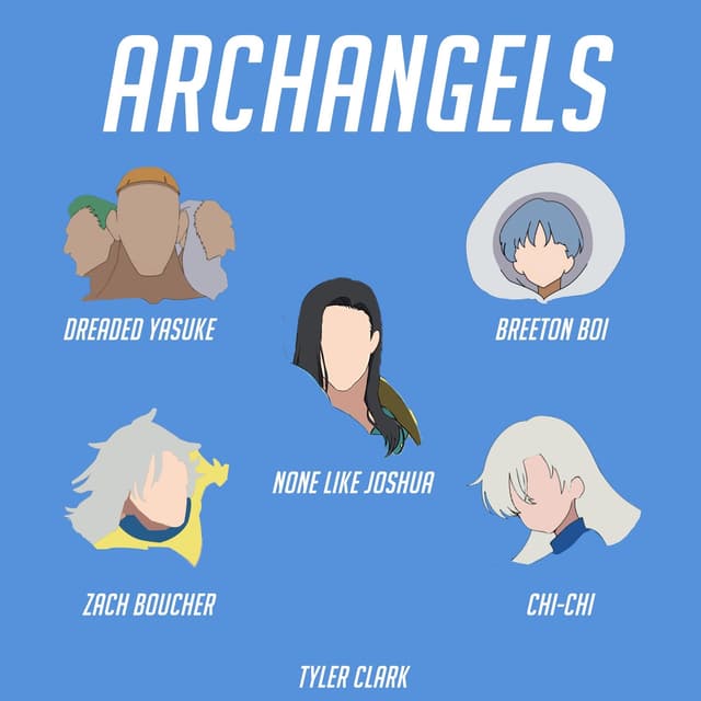 Album cover art for Archangels (Seven Deadly Sins)