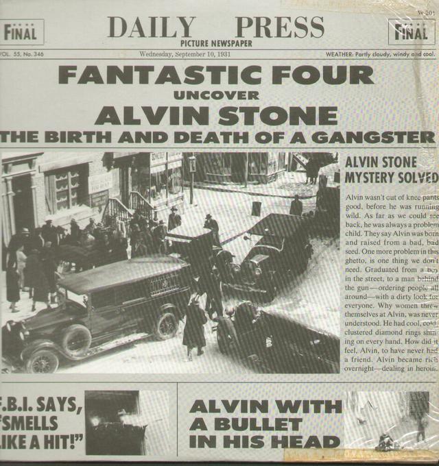 Album cover art for Alvin Stone (The Birth and Death of a Gangster)