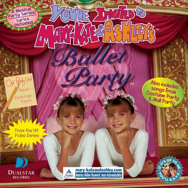 Album cover art for You're Invited to Mary-Kate & Ashley's Ballet Party