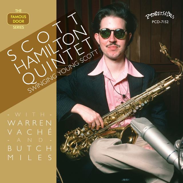 Album cover art for Swinging Young Scott