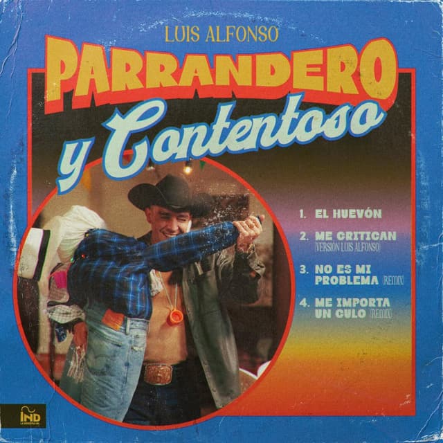 Album cover art for Parrandero y Contentoso