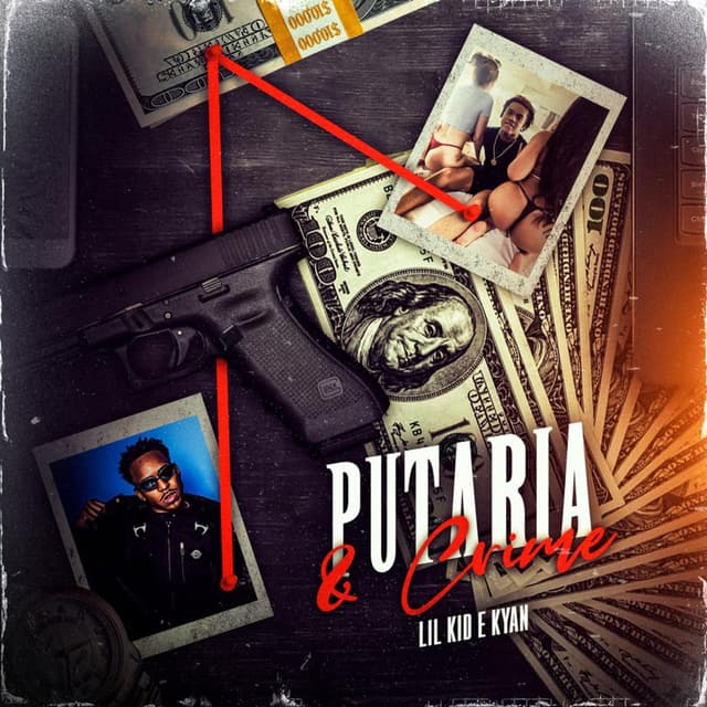 Album cover art for Putaria e Crime