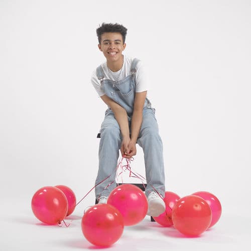 Album cover art for balloons don't float here