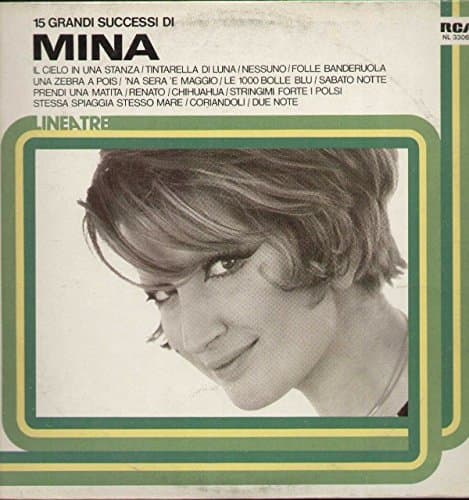 Album cover art for 15 Grandi Successi di Mina