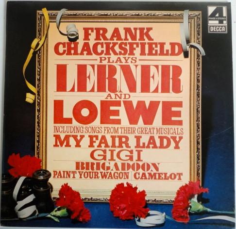 Album cover art for Frank Chacksfield Plays Lerner and Loewe