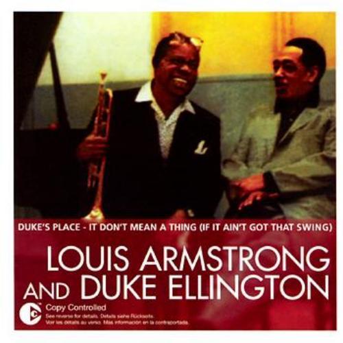 Album cover art for The Essential: Louis Armstrong and Duke Ellington