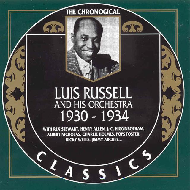 Album cover art for The Chronological Classics: Luis Russell and His Orchestra 1930-1934