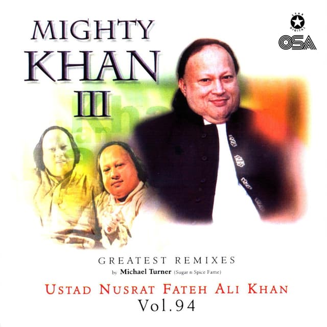 Album cover art for Mighty Khan 3, Vol. 94 (Greatest Remixes)