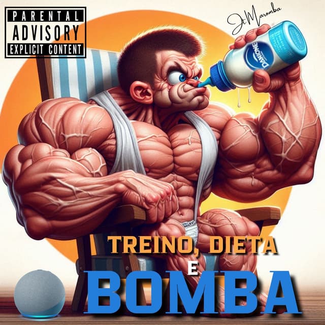Album cover art for Treino, Dieta e Bomba