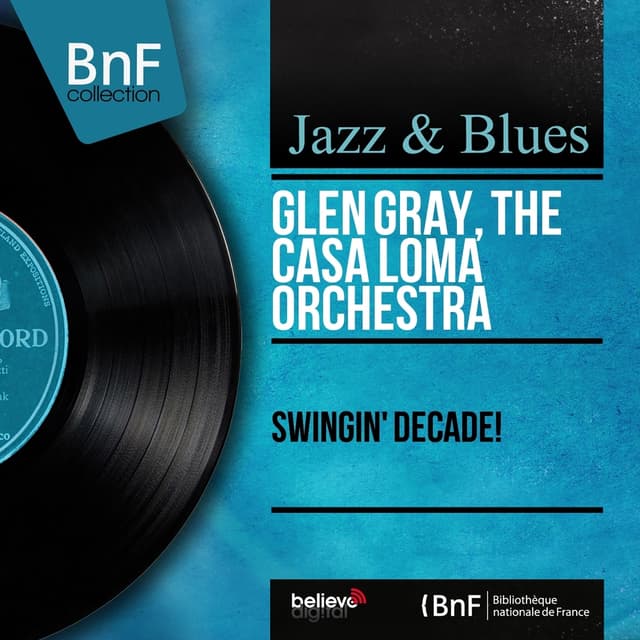 Album cover art for Swingin' Decade