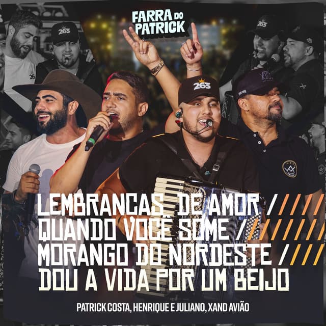 Album cover art for Lembranças De Amor / Quando Você Some / Morango Do Nordeste / Dou A Vida Por Um Beijo