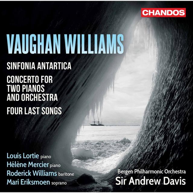 Album cover art for Vaughan Williams: Sinfonia Antartica - 2 Piano Concertos