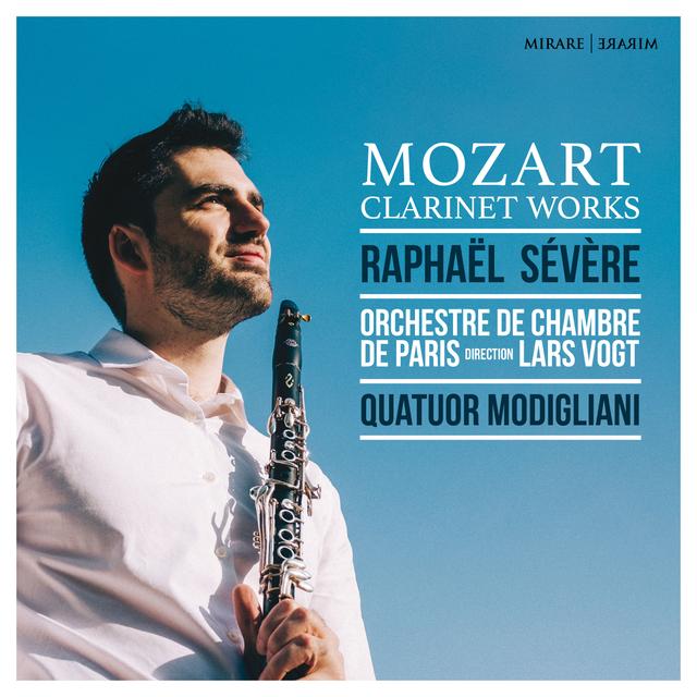 Album cover art for Mozart: Clarinet Works