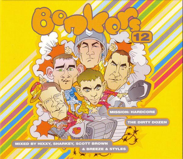 Album cover art for Bonkers 12 - The Dirty Dozen