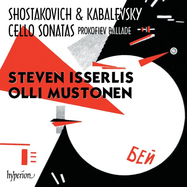 Album cover art for Shostakovich & Kabalevsky: Cello Sonatas