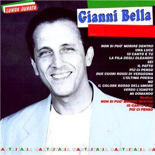 Album cover art for Gianni Bella Cantaitalia