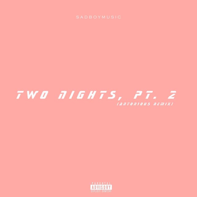Album cover art for Two Nights, Pt. 2 (ANTON1OUS Remix) - Single