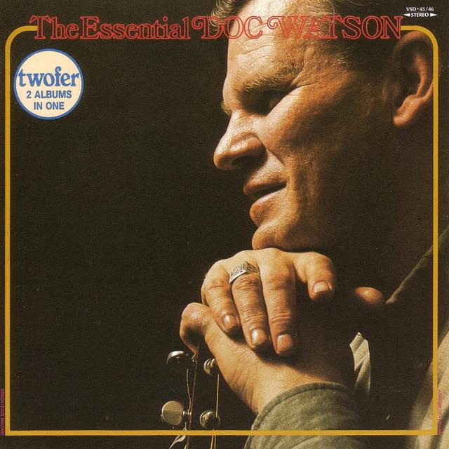 Album cover art for The Essential Doc Watson