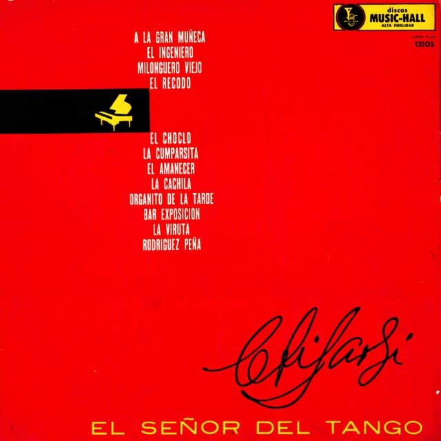 Album cover art for El Señor Del Tango Vol. 1