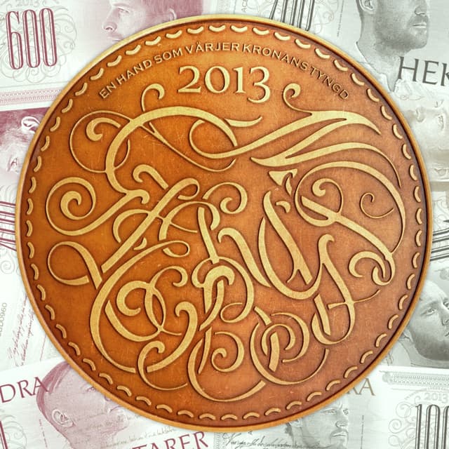 Album cover art for En hand som värjer kronans tyngd