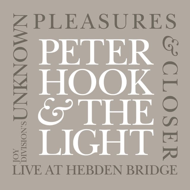 Album cover art for Joy Division’s “Unknown Pleasures” & “Closer” Live at Hebden Bridge