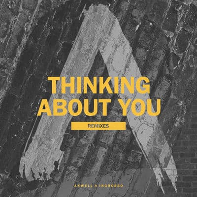 Album cover art for Thinking About You (remix)