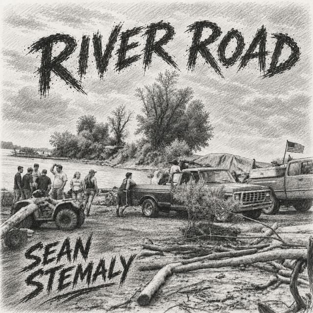 Album cover art for RIVER ROAD