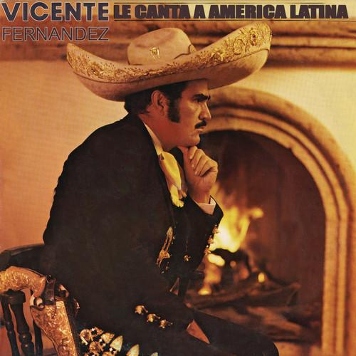 Album cover art for Vicente le Canta a América Latina