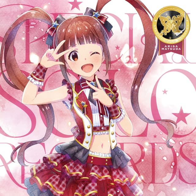 Album cover art for THE IDOLM@STER MILLION LIVE! SPECIAL SOLO RECORDS 松田亜利沙