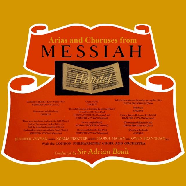 Album cover art for Handel's Messiah