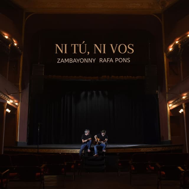 Album cover art for Ni tú, ni vos