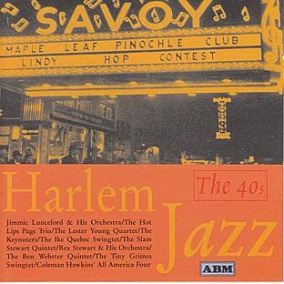 Album cover art for Harlem Jazz (the 40's)